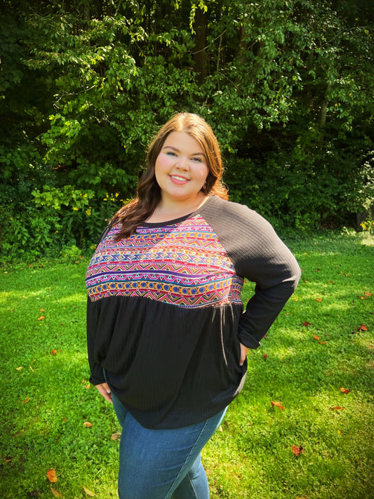 Colorful Cowgirl Blouse